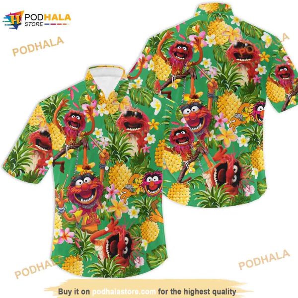 Animal Muppet 3D Hawaiian Shirt