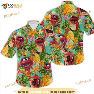 Animal Muppet Summer Trip Funny Hawaiian Shirt