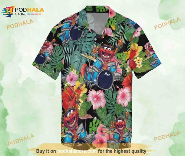 Animal The Muppet Drum Funny Hawaiian Shirt