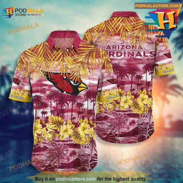 Arizona Cardinals NFL Hawaiian Shirt Graphic Hot Trending Summer