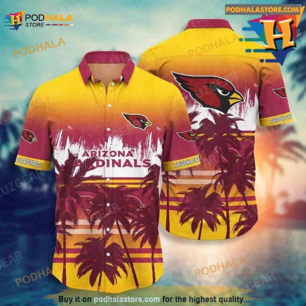 Arizona Cardinals NFL Hawaiian Shirt Summer Tropical Patterns Graphic