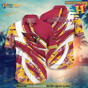 Arizona Cardinals NFL Hawaiian Shirt Tropical Patterns New Trend Summer For Sports Football