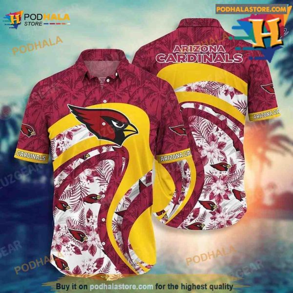 Arizona Cardinals NFL Hawaiian Shirt Tropical Patterns This Summer