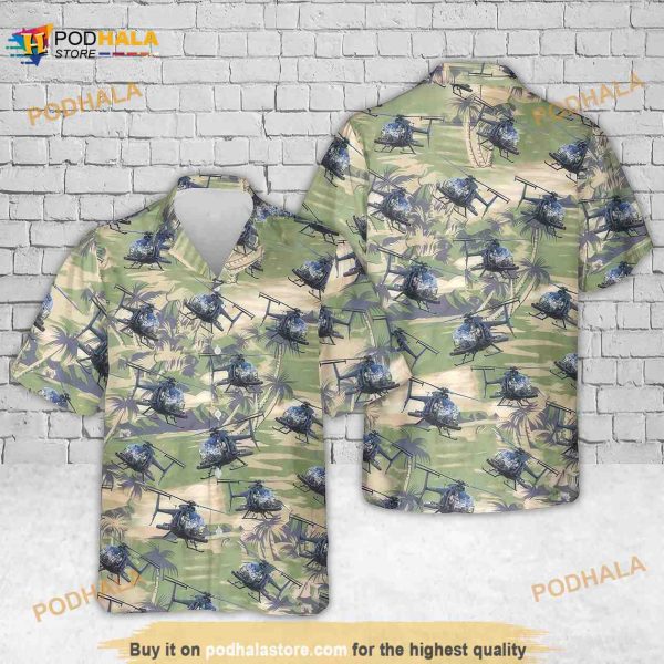 Army Md Helicopters Mh-6 Little Bird 3D Hawaiian Shirt