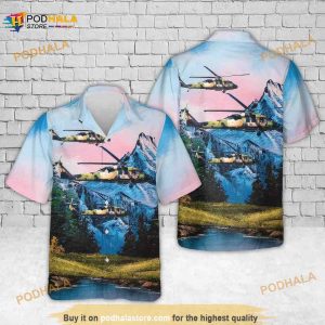 Army Sikorsky S-70a-9 Blackhawk A25-101 Pegasus Hawaiian Shirt