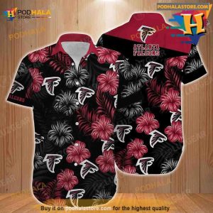 Atlanta Falcons NFL Football Hawaiian Shirt Short Summer With Flower