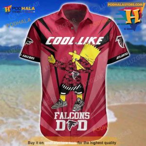 Atlanta Falcons NFL Hawaiian Shirt Bart Simpson Hot Trends Summer Perfect Gift For Fans NFL