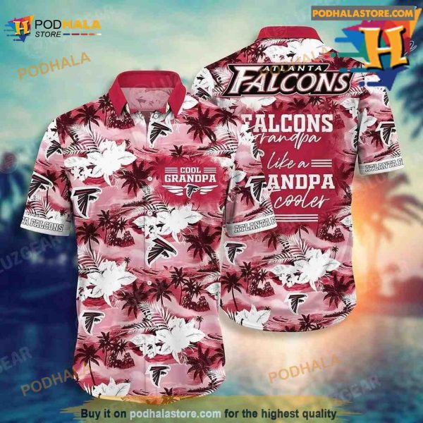 Atlanta Falcons NFL Hawaiian Shirt For Grandparent New Trending Beach Shirt