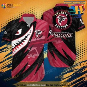 Atlanta Falcons NFL Hawaiian Shirt Graphic 3D Printed Summer For Fan NFL Enthusiast