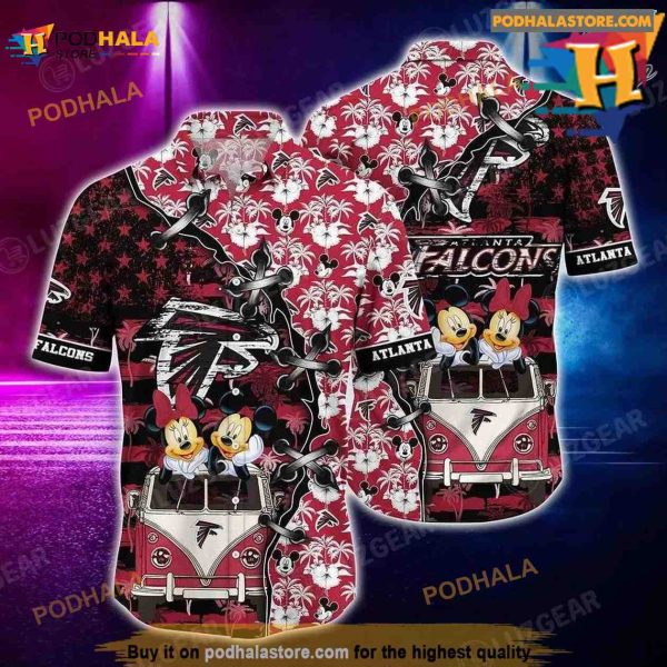 Atlanta Falcons NFL Hawaiian Shirt Mickey Graphic Trending Perfect Gift For Fans