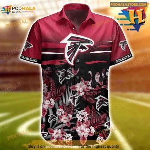 Atlanta Falcons NFL Hawaiian Shirt Tropical Patterns Beach Shirt Gift For Best Fan