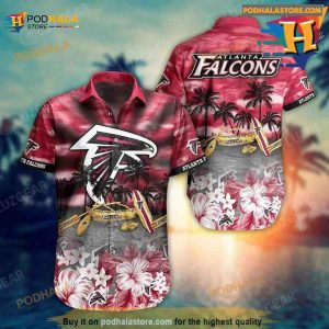 Atlanta Falcons NFL Hawaiian Shirt Tropical Patterns Summer For NFL Football Fans