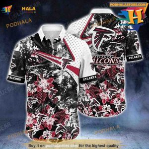 Atlanta Falcons NFL Hawaiian Shirt Tropical Patterns Summer For Sports Fans NFL