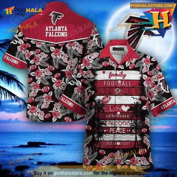 Atlanta Falcons NFL Hawaiian Summer New Gift For Family Football