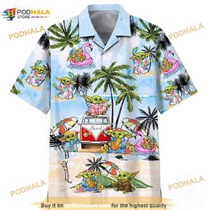 Baby Yoda Hawaiian Shirt