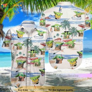 Baby Yoda Hawaiian Shirt