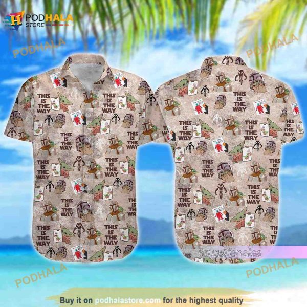 Baby Yoda Hawaiian Shirt