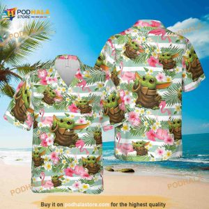 Baby Yoda Hawaiian Unisex Shirt