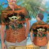 Baby Yoda Star Wars Hawaiian Shirt Loves Miami Hurricanes