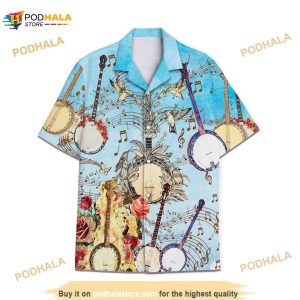 Banjo 3D Funny Hawaiian Shirt