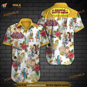 Beavis And Butt Head 3D Funny Hawaiian Shirt