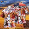 Beefmaster Cow Independence Day Hawaiian Shirt