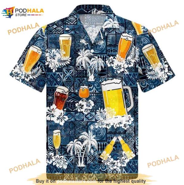 Beer Lovers Aloha Hawaiian Shirt