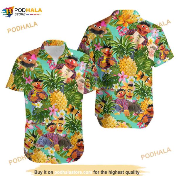 Bert And Ernie Hawaiian Shirt