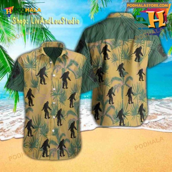 Bigfoot Hawaiian Shirt