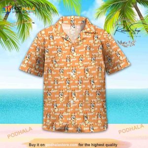 Bingo Blueydad Family Birthday Gift Hawaiian Shirt