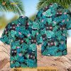 Black Cat Tropical 3D Funny Hawaiian Shirt