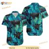 Black Cow Leafy Hawaiian Shirt