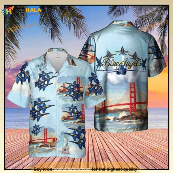 Blue Angels Hawaiian Shirt