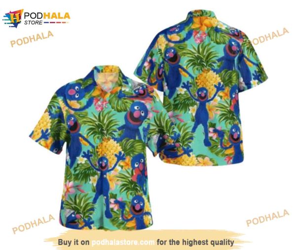 Blue Muppet Hawaiian Shirt