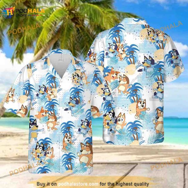 Bluey And Bingo Hawaiian Shirt