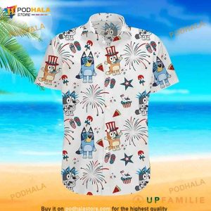 Bluey And Bingo Hawaiian Shirt