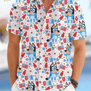 Bluey And Bingo Hawaiian Shirt