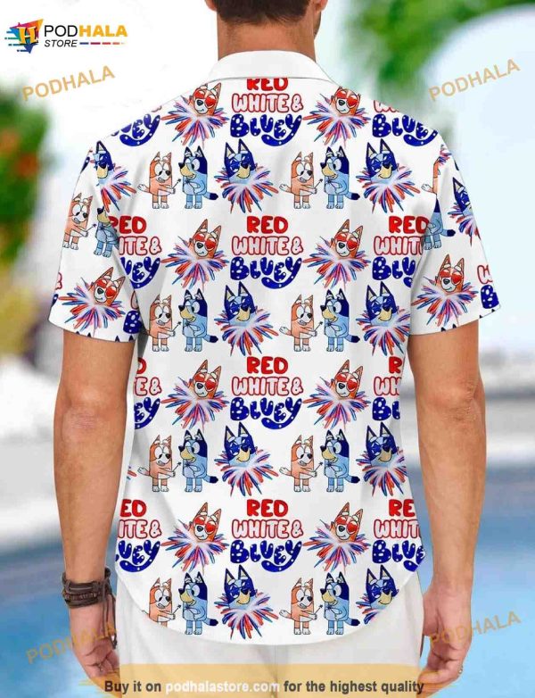 Bluey And Bingo Hawaiian Shirt