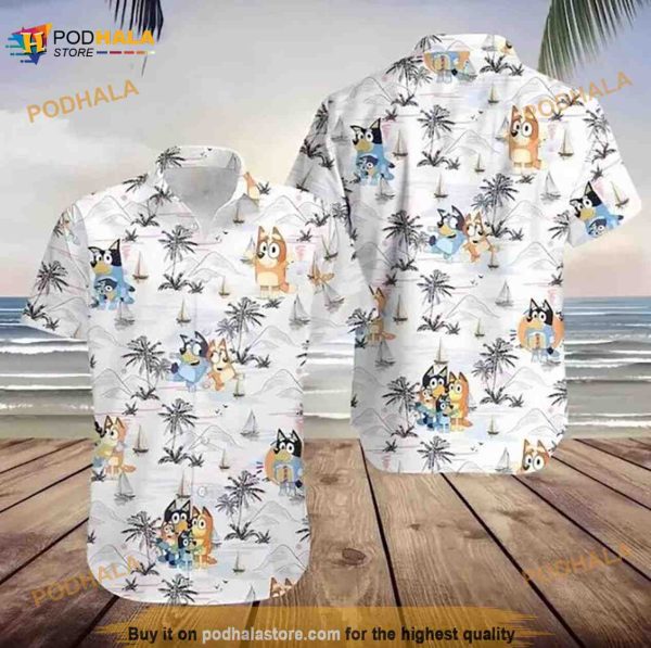 Bluey And Bingo Hawaiian Shirt