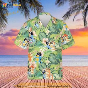 Bluey And Bingo Hawaiian Shirt