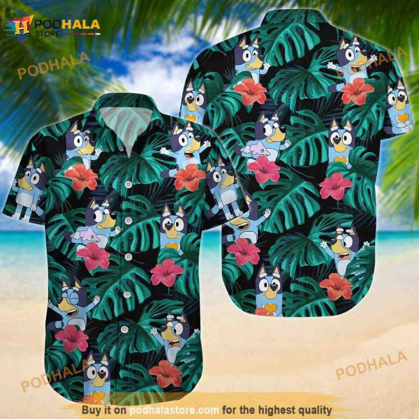 Bluey And Bingo Hawaiian Shirt