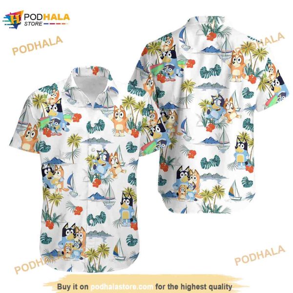 Bluey And Bingo Hawaiian Shirt