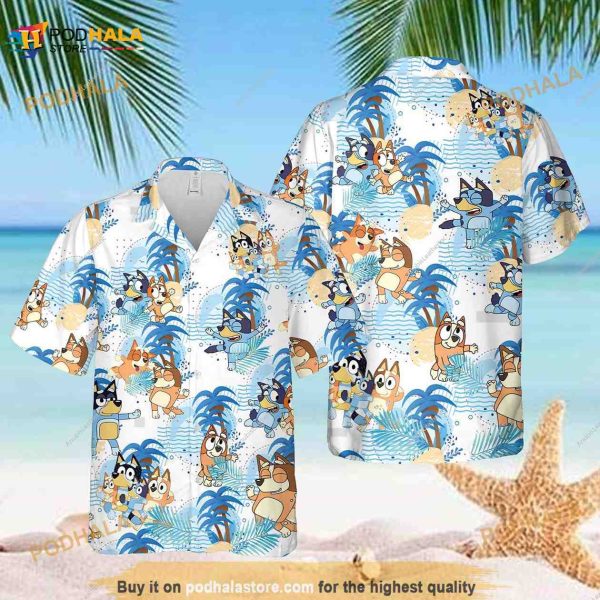 Bluey And Bingo Hawaiian Shirt