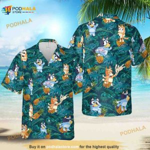 Bluey And Bingo Hawaiian Shirt