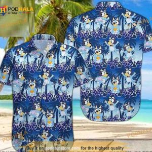 Bluey And Bingo Hawaiian Shirt