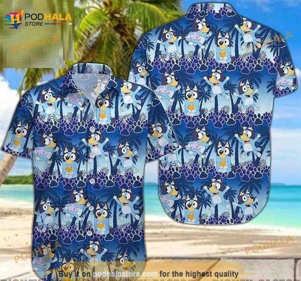 Bluey And Bingo Hawaiian Shirt