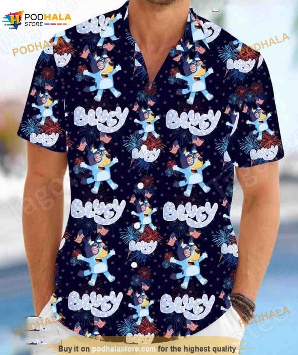 Bluey Family Hawaiian Shirt