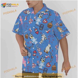 Bluey Family Hawaiian Shirt