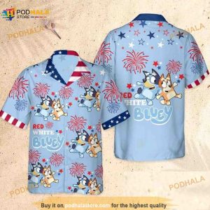 Bluey Hawaiian Shirt