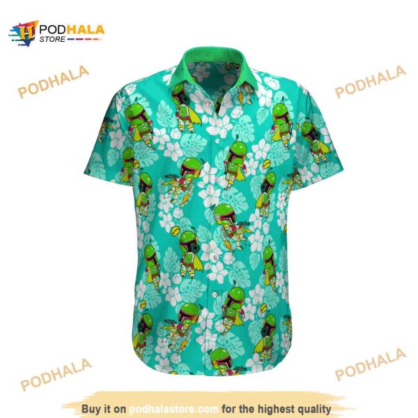 Boba Tropical Beach Star Wars Hawaiian Shirt